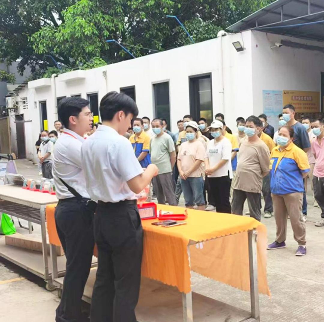 均禾街应急办到融润指导安全生产工作，并举行夏季消防培训演练 
